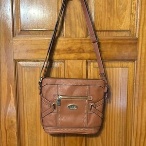 Brown Leather Crossbody Bag